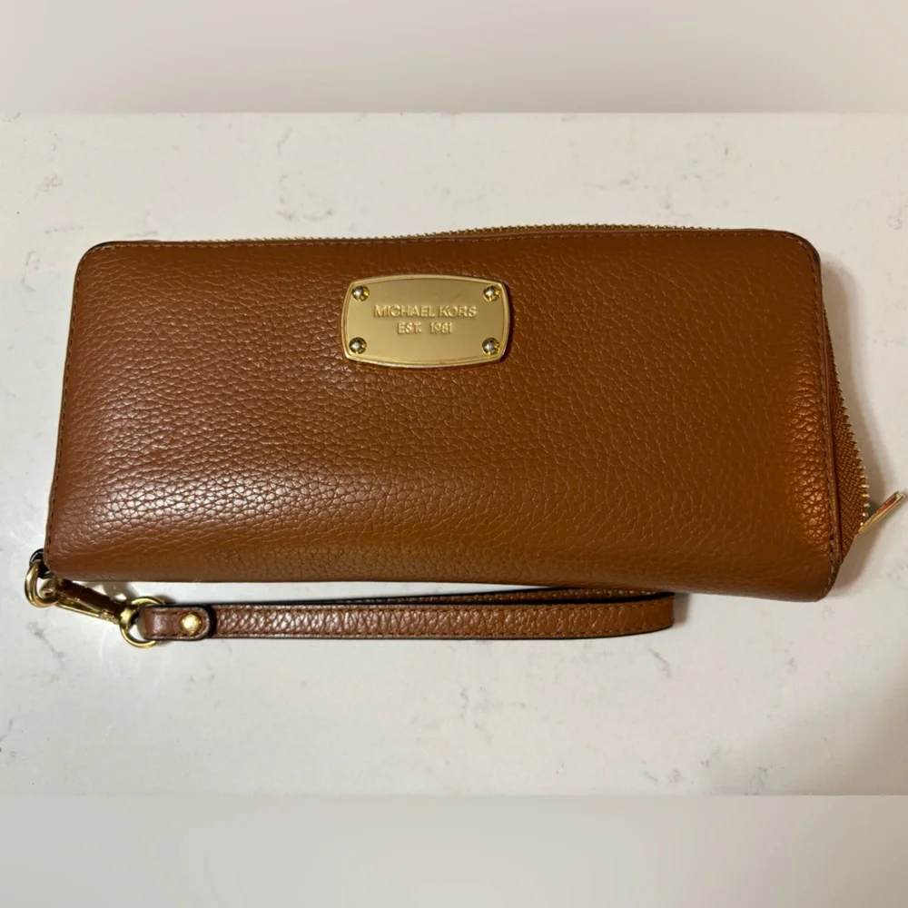 Michael Kors Tan Leather Wallet